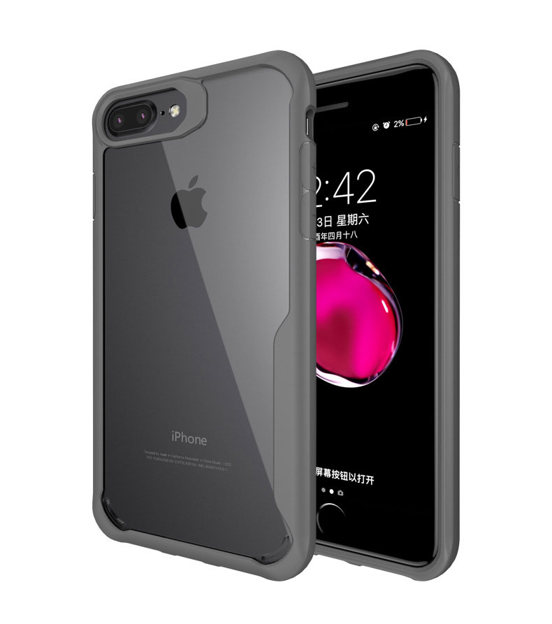 Apple IPHONE 8 Plus / 7 Plus TPU Armor Defense Case (Gray)